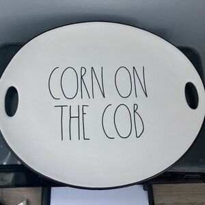 Rae Dunn corn on the cob platter